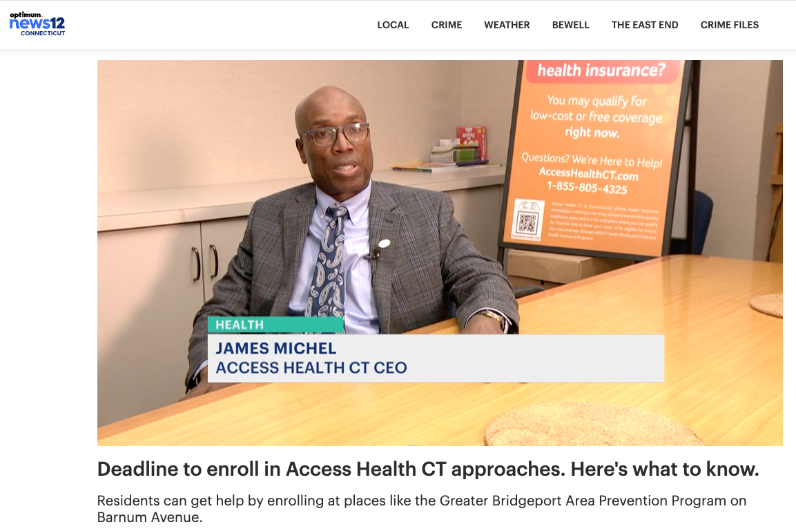 James Michel featured on News 12 