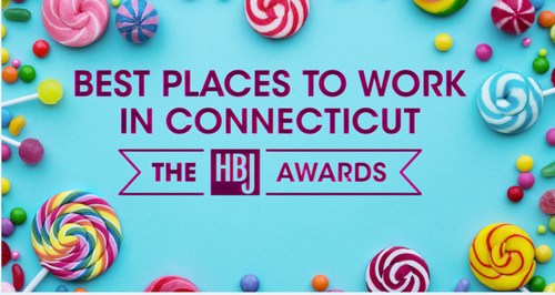 Best Places to Work in Connecticut The HBJ Awards with candy as the border