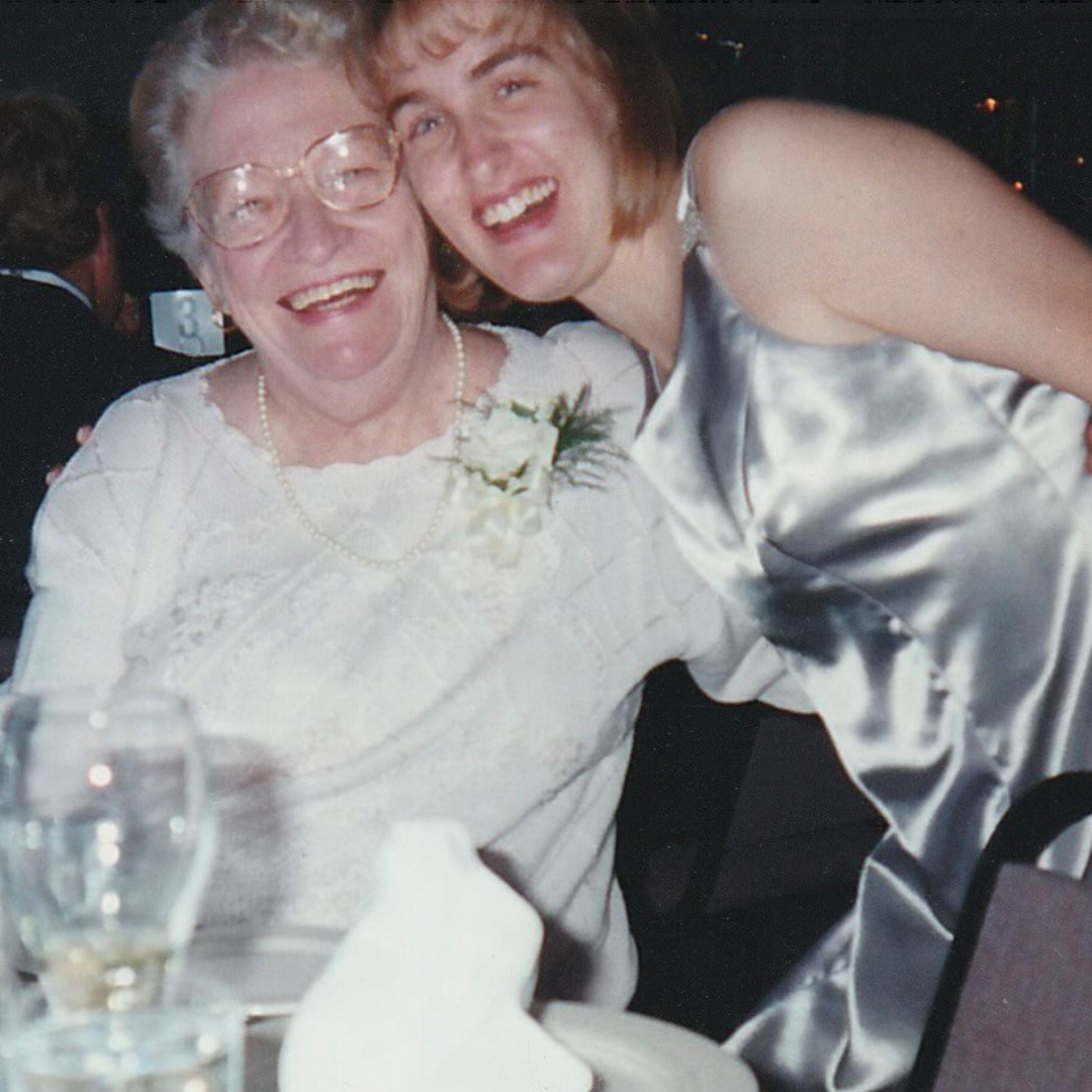 Beth Wik and her grandmother